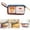 Brown, variant on Big Deal! Veeogra Cute Burger Large Capacity Pen Case Style Stationery for And Teens Personalized Embroidery Student Pen Box,Brown