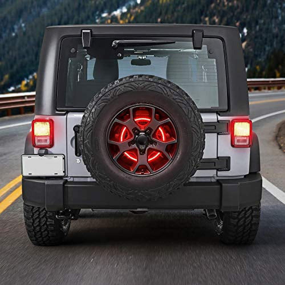MNJ Motor Jeep Spare Tire Brake Light Waterproof LED Rear Wheel