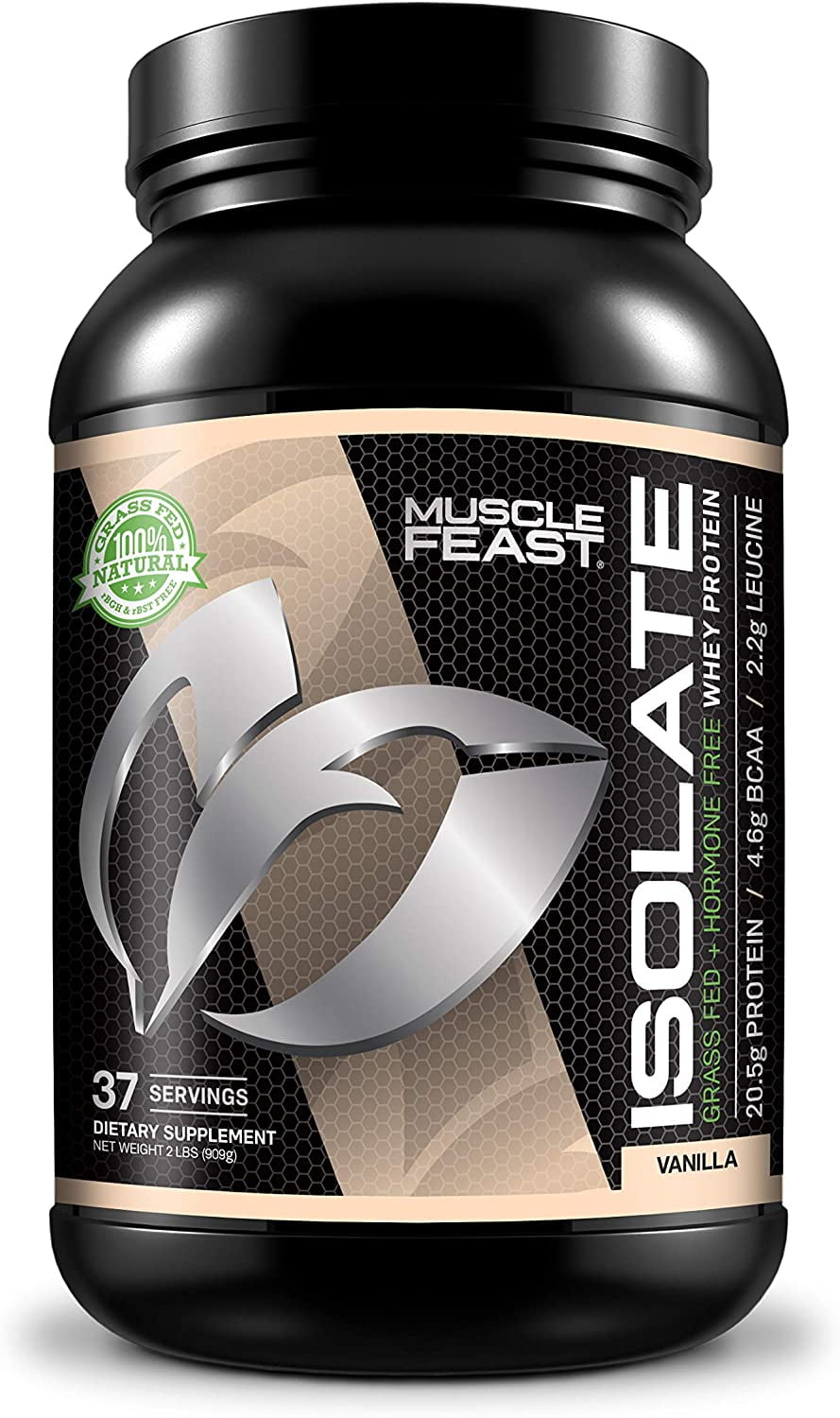 Muscle Feast All Natural Hormone Free Fast Absorbing Grass Fed Whey