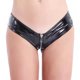 thumbnail image 1 of Puntoco Bragas para mujer, cintura alta, color sólido, PVC, charol, sexy, con cremallera, estilo abierto, ropa interior, 1 of 4