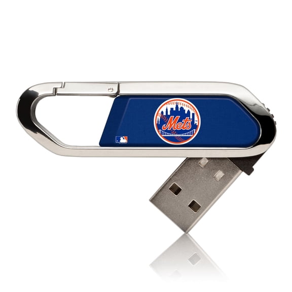 New York Mets 32GB Solid Design Clip USB Flash Drive