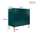 thumbnail image 2 of Boyel Living 3 Drawer Dresser for Bedroom, Chest of Drawer, Green Accent Dresser for Living Room, 2 of 13