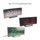 thumbnail image 5 of Matsuzay Reloj despertador LED con función de repetición de espejo Digital, relojes con soporte de Base, decoración del hogar, luz de carácter Electrónica verde, 5 of 6