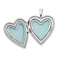 thumbnail image 4 of 925 Sterling Silver RH-plated Gold-plated Heart Locket & Pendant Set; for Adults and Teens; for Women and Men, 4 of 5