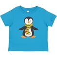 thumbnail image 3 of Inktastic Cute Penguin, Penguin With Striped Scarf Boys or Girls Baby T-Shirt, 3 of 5