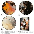 thumbnail image 3 of Designart "Pop Art Cowboy Journey V" People Framed Wall Art - Southwestern Brown Cowboys Bedroom Framed Canvas Wall Art, 3 of 6