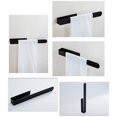 thumbnail image 3 of Toallero de baño de acero inoxidable autoadhesivo, color negro, sin perforación, 23cm, para Cocina, 3 of 5