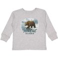 thumbnail image 3 of Inktastic Juneau Alaska Bear Scenic Wilderness Boys or Girls Long Sleeve Toddler T-Shirt, 3 of 5