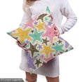 thumbnail image 4 of Ambesonne Starfish Fabric by the Yard Upholstery, Rainbow Tone Summer Theme, 2 Yards, Multicolor, 4 of 4