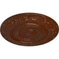 thumbnail image 3 of Ekena Millwork 20 7/8"OD x 1 1/4"P Biddix Ceiling Medallion (Fits Canopies up to 7 1/2"), Hand-Painted Burnished Mahogany Crackle, 3 of 7