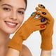 thumbnail image 5 of Guantes de Invierno Tejidos, Adornos de Cristal de Colores Variados, Mitones de Ganchillo de Dedo Completo con Buena Elasticidad para Niñas, Niños, Mujeres, 5 of 7