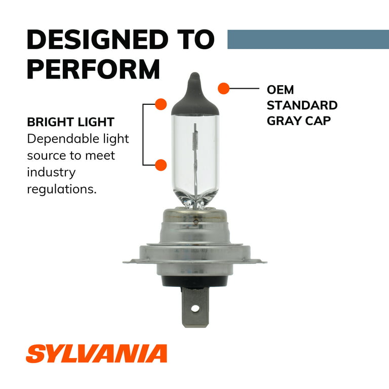 Sylvania H7 Basic Auto Halogen Headlight Bulb, Pack of 1. 