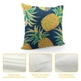 thumbnail image 4 of Fenyluxe  Pineapple Pillows Decorative Throw Pillow Cover Case Summer Beach Pineapple in Stripes Pillow Case Square Cushion Cover for Sofa Bedroom Blue Yellow Green 18x18in, 4 of 5