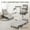 Light Gray, variant on Avocahom Convertible Sofa Bed Sleeper Chair,6 Angles Adjustable Backrest, Single Person Chaise Lounge Couch w/ Pillow, Folding Bed for Overnight Guests, Foldable Sofa Arm Chair for Office, Red