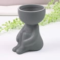 thumbnail image 4 of Humanoid Ceramic Flower Pot Succulent Pot Plant Small Vase Crafts Desktop Decoration YL1481, 4 of 8