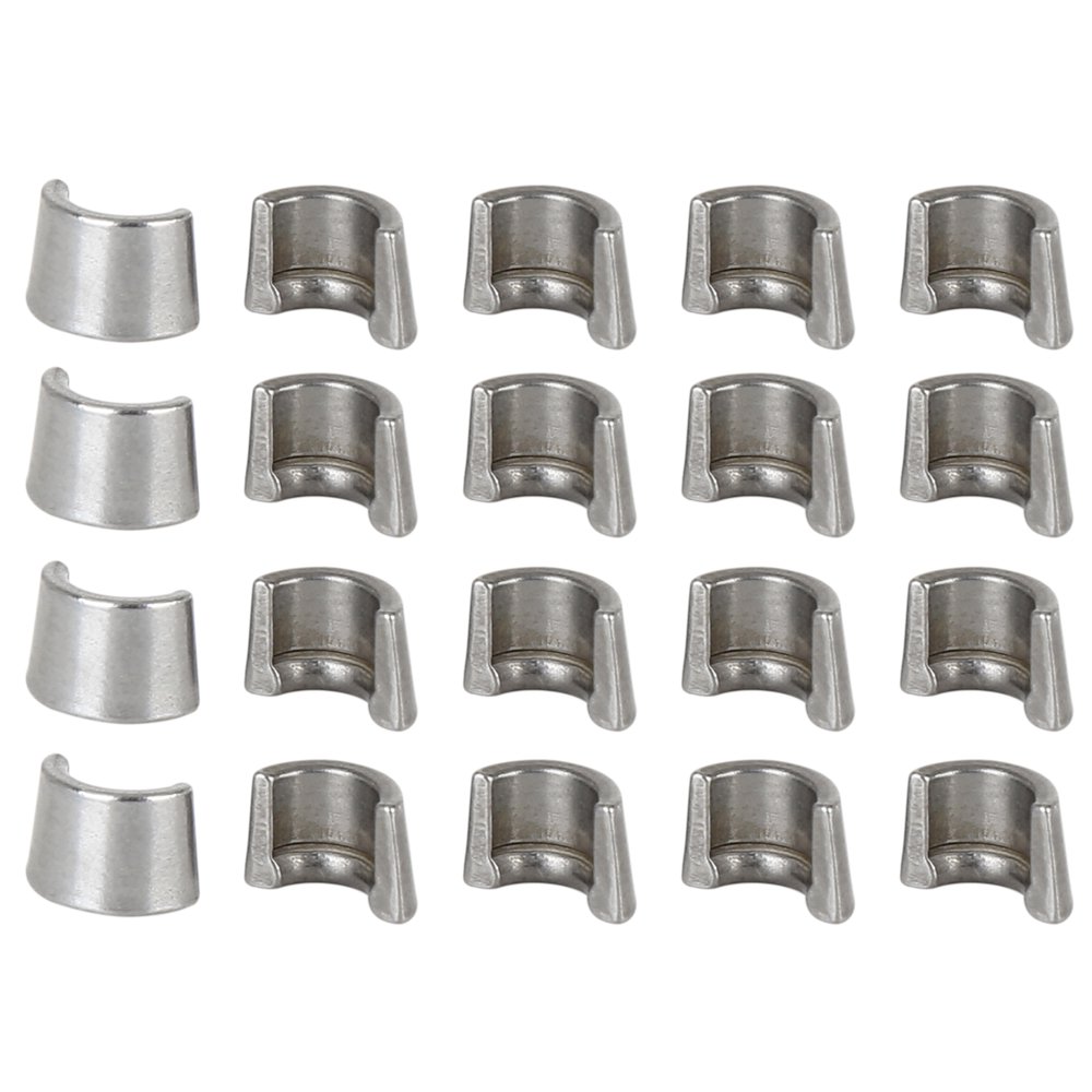 20pcs 7mm Valve Stem Diameter Hardened Valve Keeper Locks Steel Race