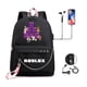 thumbnail image 1 of Mochila de gran capacidad para niños, niñas y adolescentes, Bolsa Escolar con impresión USB, bonita Mochila de dibujos animados, regalo para niñas, 1 of 4