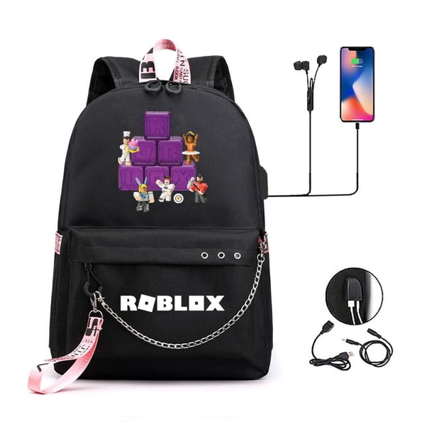 Mochila de gran capacidad para niños, niñas y adolescentes, Bolsa Escolar con impresión USB, bonita Mochila de dibujos animados, regalo para niñas