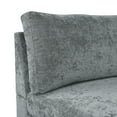 thumbnail image 4 of Noble House Niles Indoor Fabric Upholstered Chaise Lounge, Gray, 4 of 7