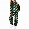 thumbnail image 4 of Mercatoo Christmas Suit for Boys 2 Piece 𝐓racksuits Fleece Hoodies & Sweatpants Set Girls Santa Graphic Sweatsuits Xmas Outfits, 4 of 8