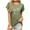 Army Green, variant on Cilsoka My Orders Placed Summer Tshirts Shirts for Women 2025 Plus Size Tops for Women Sexy Casual Basic Tees for Women V Neck Short Sleeve Blouses for Women Button Up