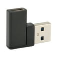 thumbnail image 3 of Adaptador USB3.0 A De 90 Grados A USB C, Adaptador USB De ángulo Recto A USB C Pequeño Para Escritorio, 3 of 7
