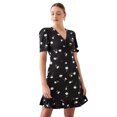 thumbnail image 1 of Dorothy Perkins - Vestido Corto Floral para Mujer (Negro), 1 of 3