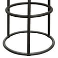 thumbnail image 5 of Round Backless Bar Height Stool with Solid Pine Seat and Metal Hoop Base, 5 of 11