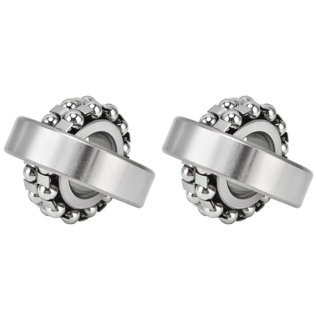 Roulement à Billes Auto-Aligner, 2 Pcs Roulements à Billes à Large Utilisation Double Rangée Antirouille Faible Bruit pour Équipement 1304, 1305, 1306, 1307, 1308