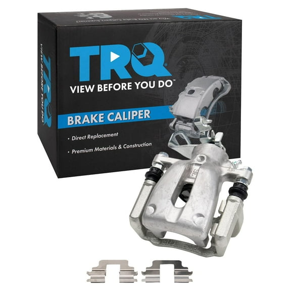 TRQ New Rear Disc Brake Caliper with Bracket & Hardware RH for Mini Cooper CLA31909