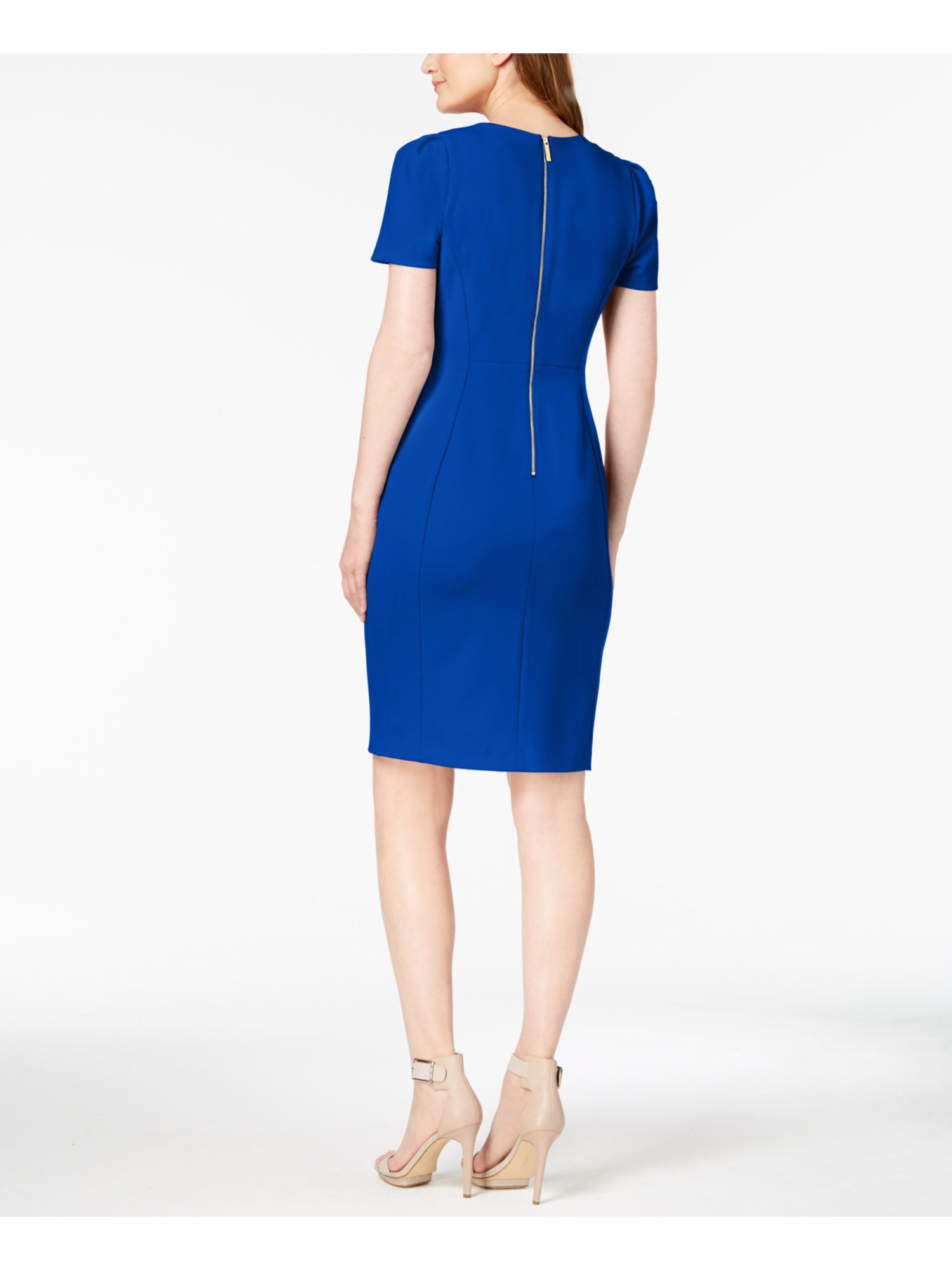 Calvin Klein Womens Office Wear Professional Wear to Work Dress Blue 6 -  