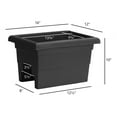thumbnail image 4 of Root & Vessel Countryside Railing Planter, Black, 16", 4 of 5