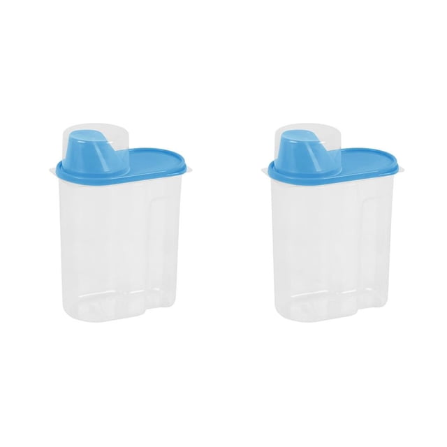 Inteprter Dispensador de cereales de plástico, contenedor de almacenamiento, cocina delgada, caja de arroz para alimentos secos Type5 NO5