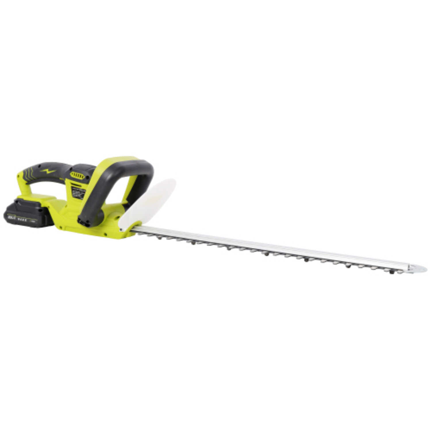 21V DC Hedge Trimmer 21inch Steel Blade Brush Motor With Battery & Charger For Lawns Bushes Garden Landscaping