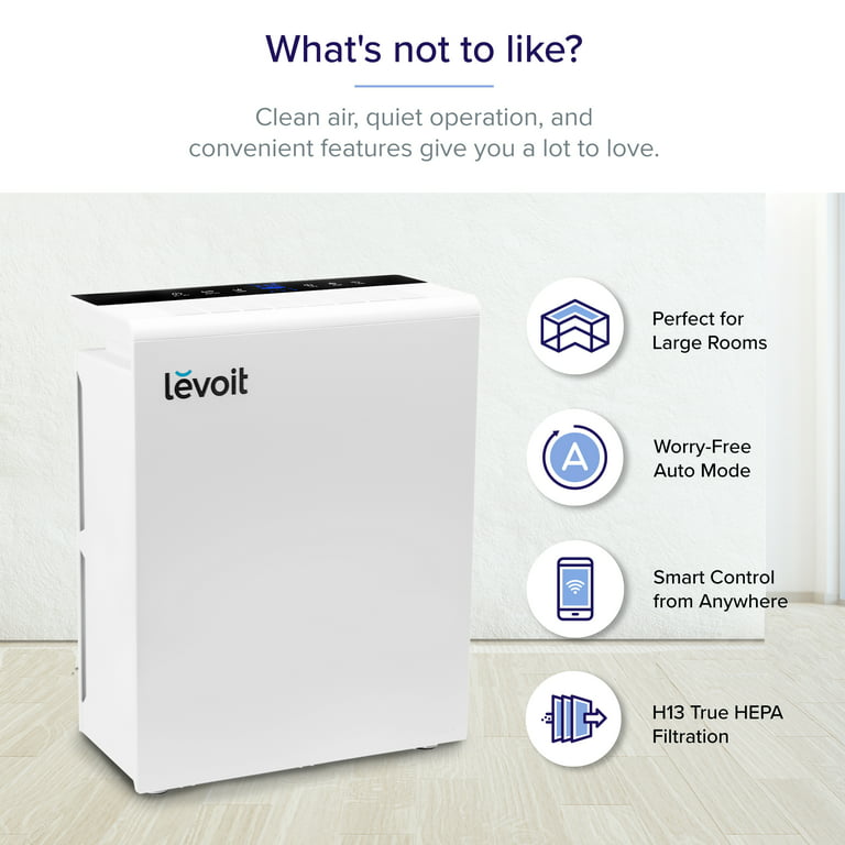 Levoit LV-RH131S True HEPA Console Air Purifier WiFi Enabled White
