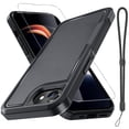 thumbnail image 1 of Funda RMOCR para iPhone 16E con protector de pantalla, color negro, 1 of 7