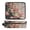 Pink Rose Bushes, variant on Hair Tool Organizer Bag with Heat Resistant Mat Removable Travel Storage Case for Hot Air Brushes Curling Irons Pink and Red Peonies