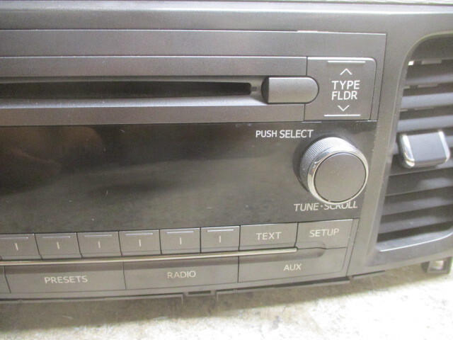 Pre-Owned Toyota Sienna Single Disc CD MP3 WMA Player Radio Stereo P1842 OEM LKQ - Verify Specific Vehicle Fitment In Description - (Good)
