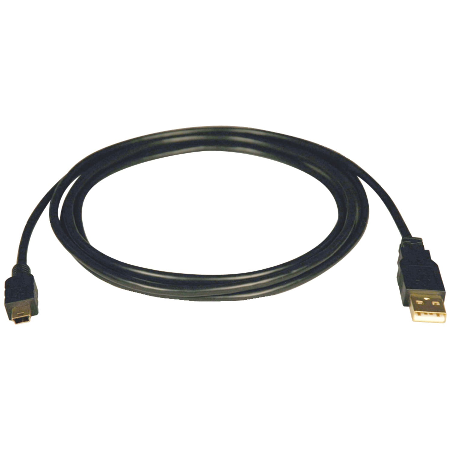 USB A TO MINI USB B 5 pieces 1M BLACK TE CONNECTIVITY / AMP 1496476-1 USB CABLE