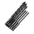 thumbnail image 2 of Yuedong Alloy Carbide Point Glass Drill Bit Set Cross With 4 Cutting Edges Durable Shank 6pcs Thread Toughness Strong Drills, 2 of 19