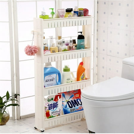 Storage Cart Fosa Storage Organizer 4 Tiers Slide Out Slim Tower