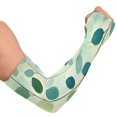 thumbnail image 2 of ALAZA Leaves Pattern UV Sun Protection Arm Sleeves UPF 50+ Compression Cooling Sleeve 1 Pair, 2 of 7