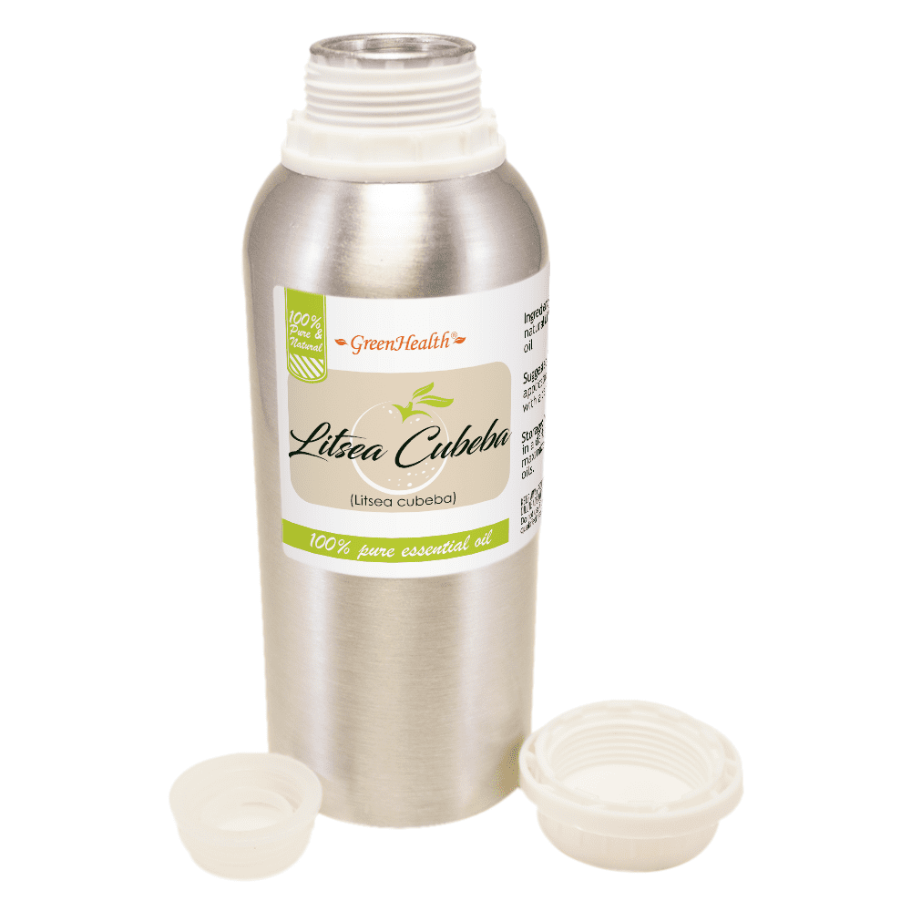 Litsea Cubeba Essential Oil – 8 fl oz | Natural Citrus Oil | Aluminum Bottle with Locking Cap | for DIY Room Mists, Scent Blends, Candle Crafting & Soap Formulation