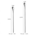 thumbnail image 2 of 7.6 Inch Long Handle Spoon Coffee Stirrers, 304 Stainless Steel Iced Teaspoon for Milk Tea Mixing Cocktail Stirring Coffee Milkshake Cold Drink, 2 of 6