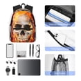 thumbnail image 4 of Balery Satanic Skull Mochila para Mujeres y Hombres, Mochila Ligera Casual para Viajes, Mochila Clásica Básica para la Universidad, 4 of 6