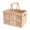 Coffee, variant on JunYeShi Portable Picnic Basket,Supermarket Shopping Basket,Ideal for Spring Outings,Foldable and Easy to Carry,Similar to Outdoor Baskets,Picnic Essentials