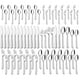 thumbnail image 1 of Juego de cubiertos Yoehka 60 piezas para 12 piezas de acero inoxidable, 1 of 7