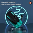 thumbnail image 6 of xjwjuw Bluetooth 5.3 E-Sports Headset, Low Latency & ENC Noise Cancelling Mic, 130H Standby & 13mm Composite Diaphragm, for Gaming, Mobile Phones, PCs & Daily Music, 6 of 7