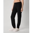 thumbnail image 3 of Hanes EcoSmart Women's Fleece Sweatpants with Cinched Cuffs, 30" Ebony 2XL, 3 of 8
