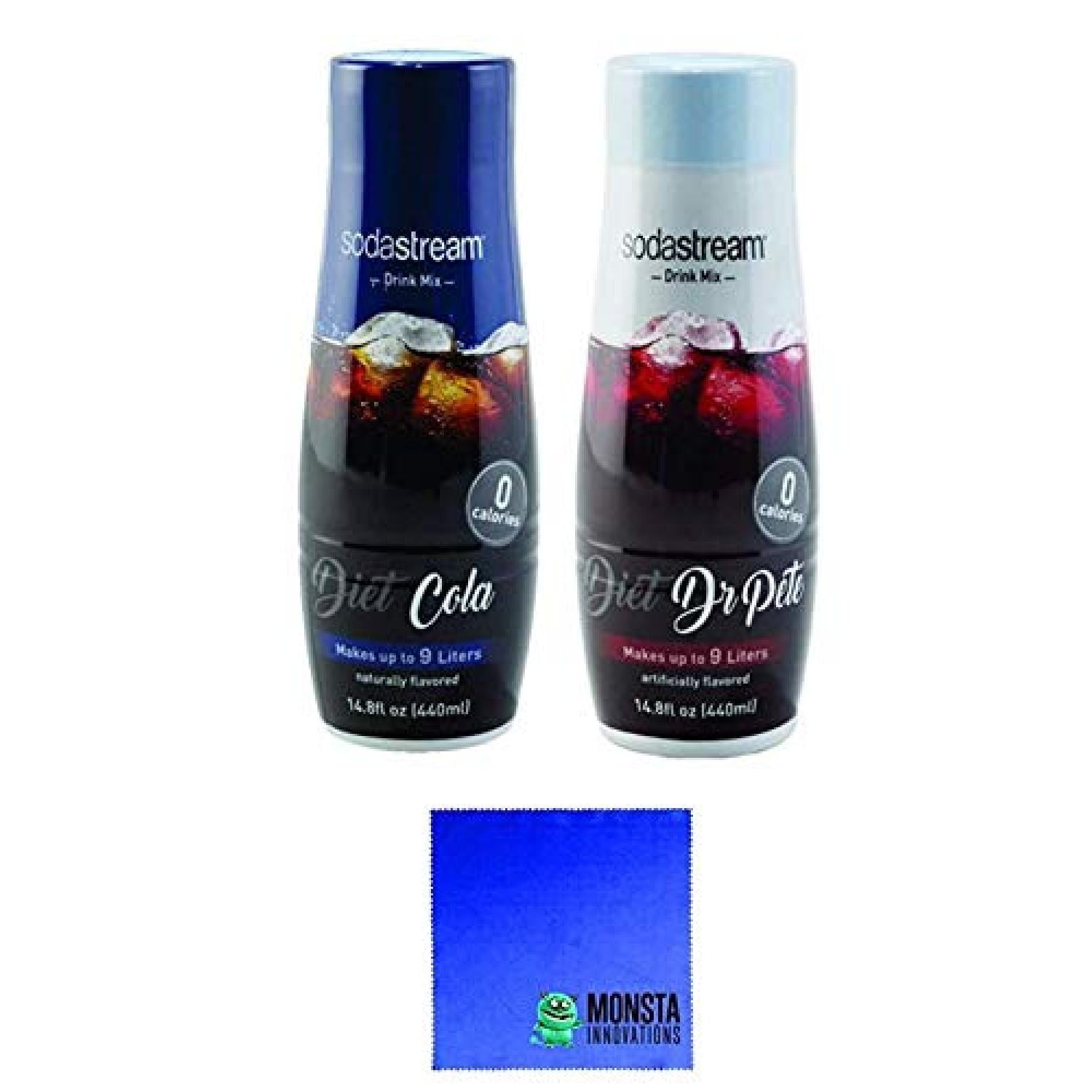 SodaStream . fl Ounce Diet Cola and Diet Dr. Pete Syrup Twin Pack